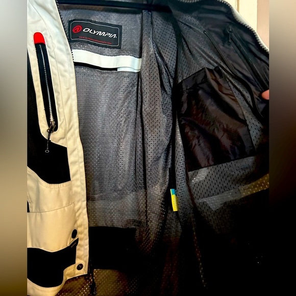 Olympia Unisex Ivory  Bike Jacket - Picture 5 of 7